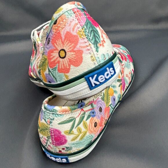 Keds Rifle Paper Company Floral Classic Lace Up Sneakers Shoes 8.5 NEW - Picture 11 of 16